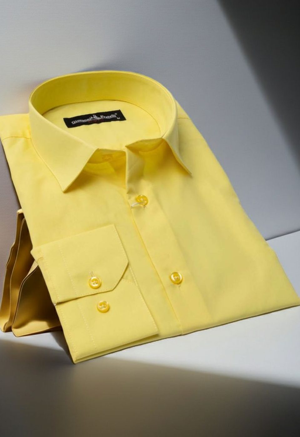 0408 CR 080 Slim Fit Uzun Kol Düz Renk Erkek Gömlek 3GMK310408080 - Giovanni Fratelli