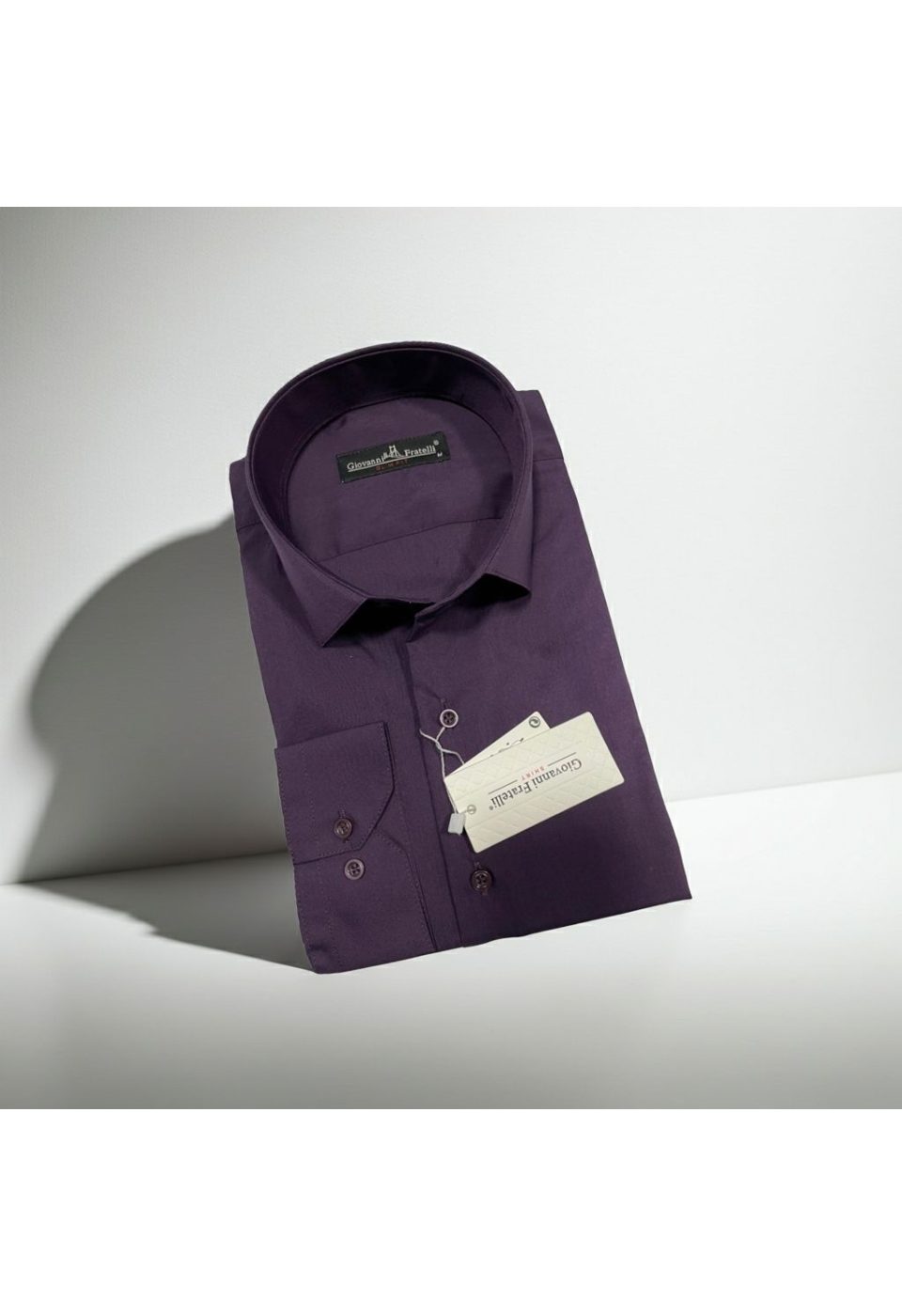 0408 CR 085 Slim Fit Uzun Kol Düz Renk Erkek Gömlek 3GMK310408085 - Giovanni Fratelli