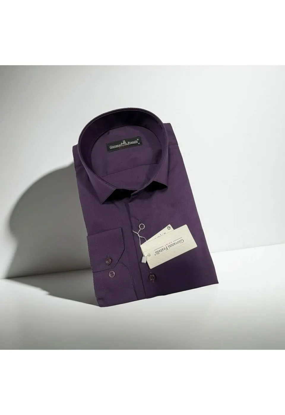 Slim Fit Uzun Kol Düz Renk Erkek Gömlek 3GMK310408085 - Giovanni Fratelli