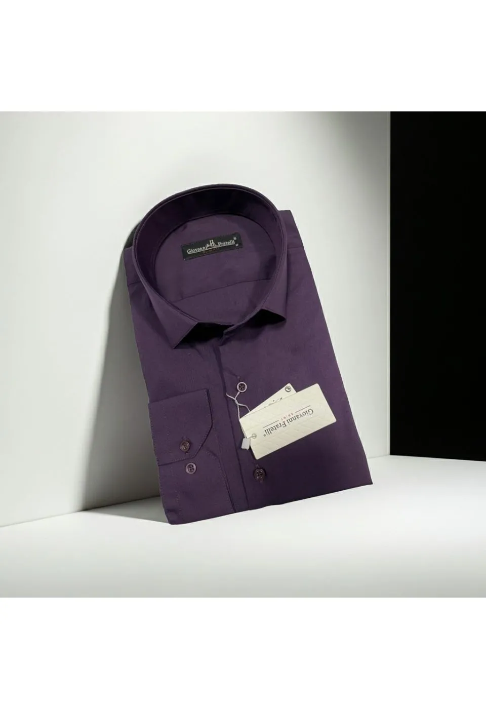 Slim Fit Uzun Kol Düz Renk Erkek Gömlek 3GMK310408085 - Giovanni Fratelli