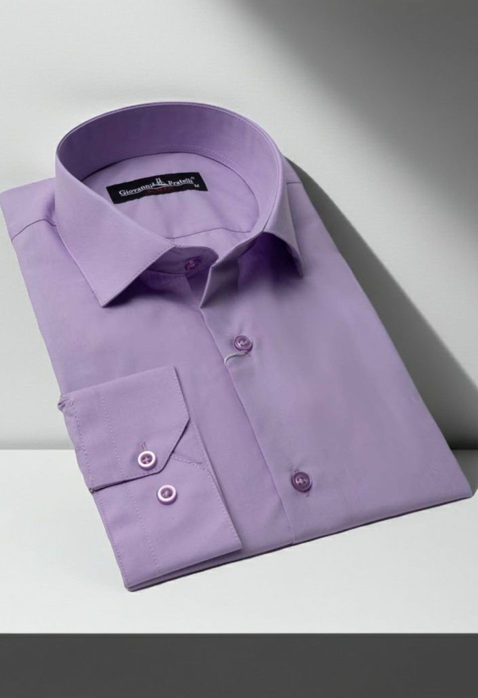 0408 CR 088 Slim Fit Uzun Kol Düz Renk Erkek Gömlek 3GMK310408088 - Giovanni Fratelli