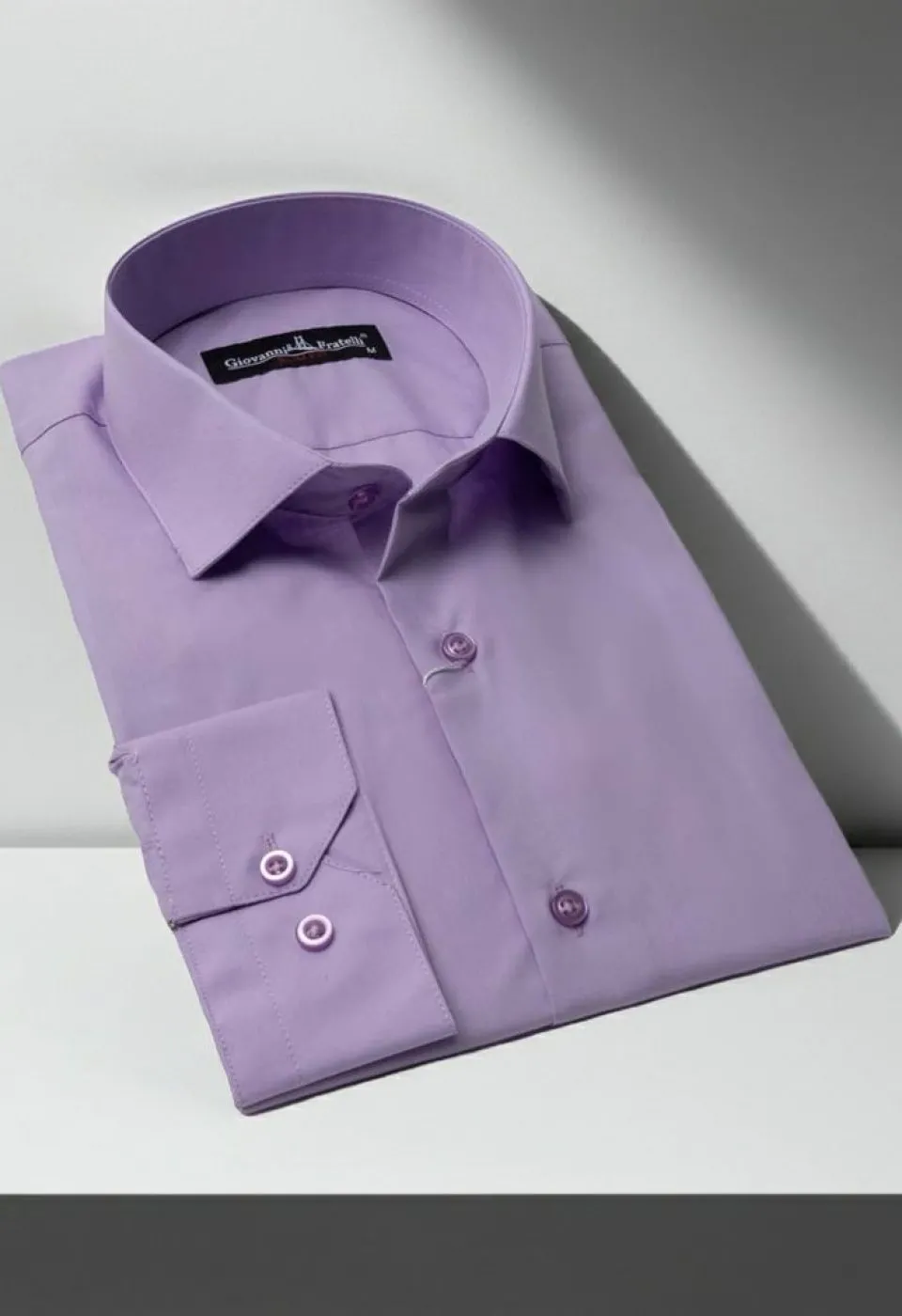 Slim Fit Uzun Kol Düz Renk Erkek Gömlek 3GMK310408088 - Giovanni Fratelli