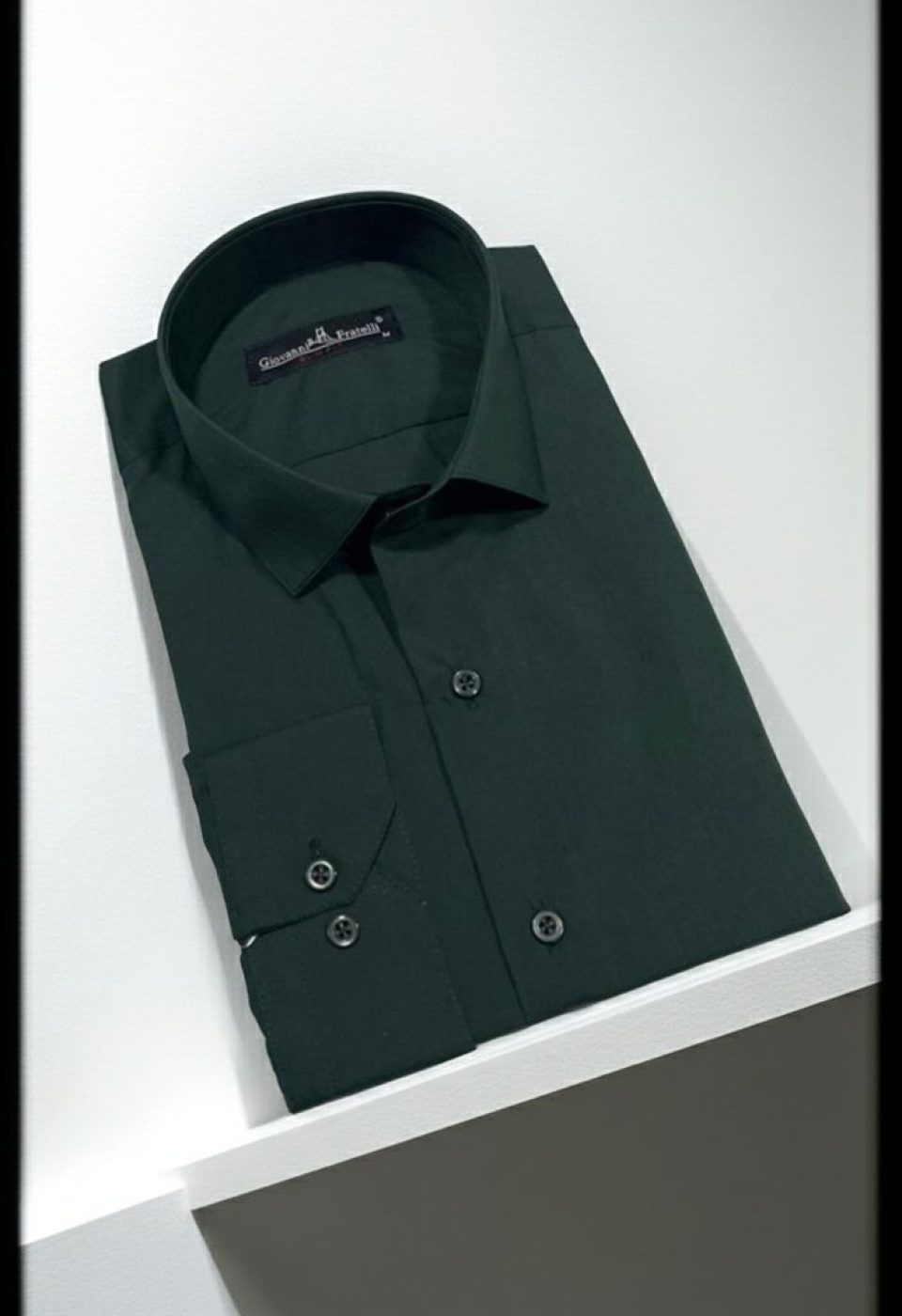 0408 CR 092 Slim Fit Uzun Kol Düz Renk Erkek Gömlek 3GMK310408092 - Giovanni Fratelli