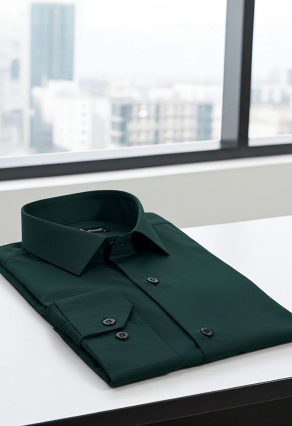 Slim Fit Uzun Kol Düz Renk Erkek Gömlek 3GMK310408092 Slim Fit Uzun Kol Düz Renk Erkek Gömlek 3GMK310408092