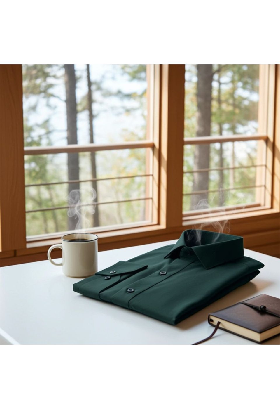 0408 CR 092 Slim Fit Uzun Kol Düz Renk Erkek Gömlek 3GMK310408092 - Giovanni Fratelli