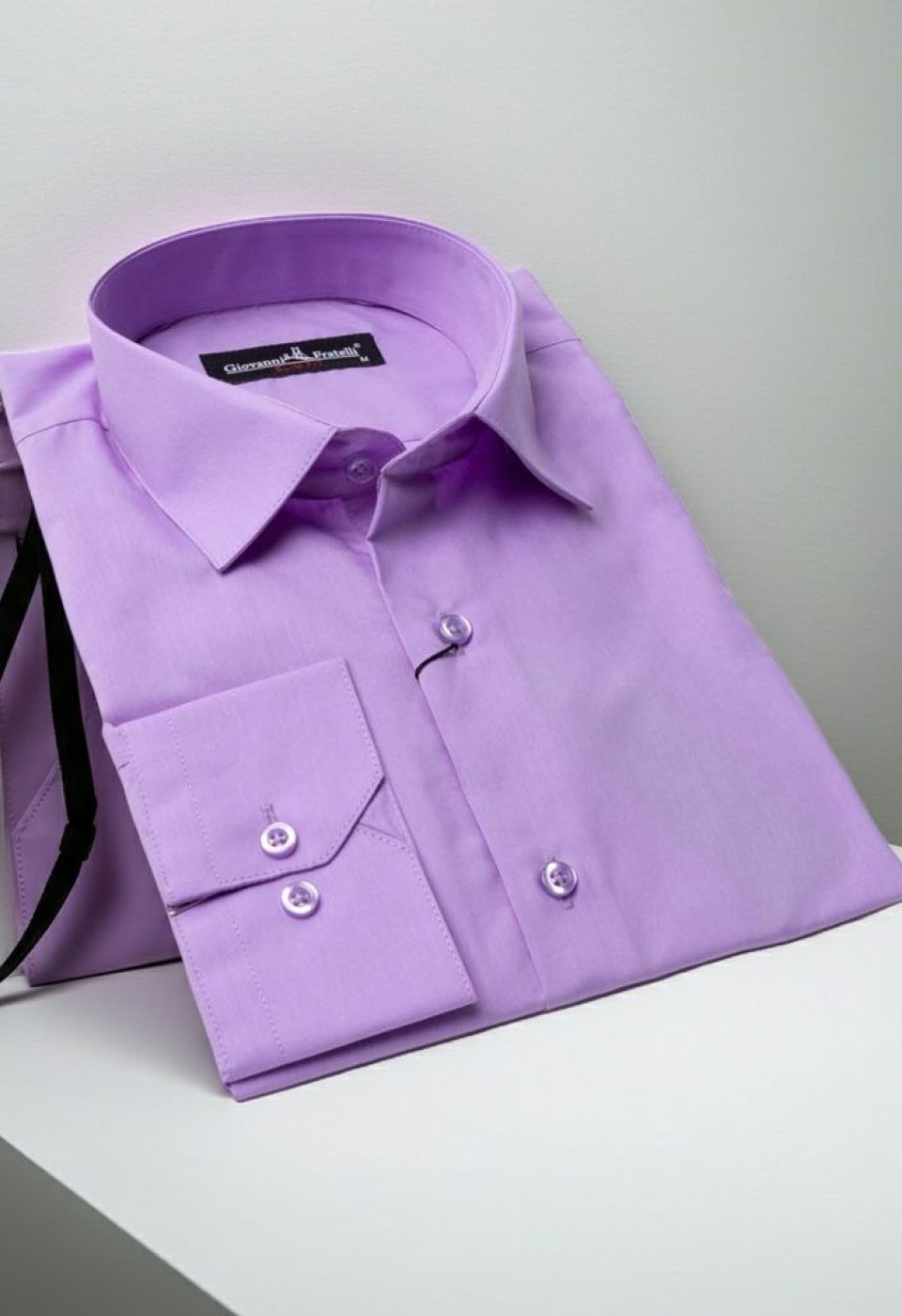 Slim Fit Uzun Kol Düz Renk Erkek Gömlek 3GMK310408110 - Giovanni Fratelli