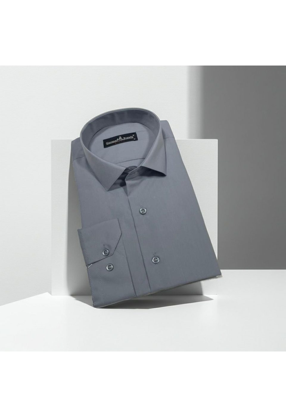 Slim Fit Uzun Kol Düz Renk Erkek Gömlek 3GMK310408206 - Giovanni Fratelli