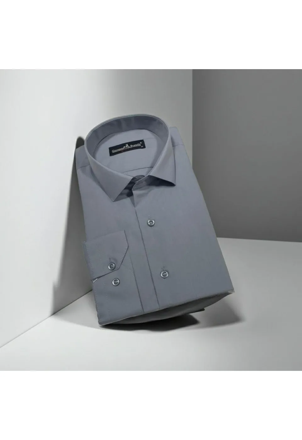 Slim Fit Uzun Kol Düz Renk Erkek Gömlek 3GMK310408206 - Giovanni Fratelli