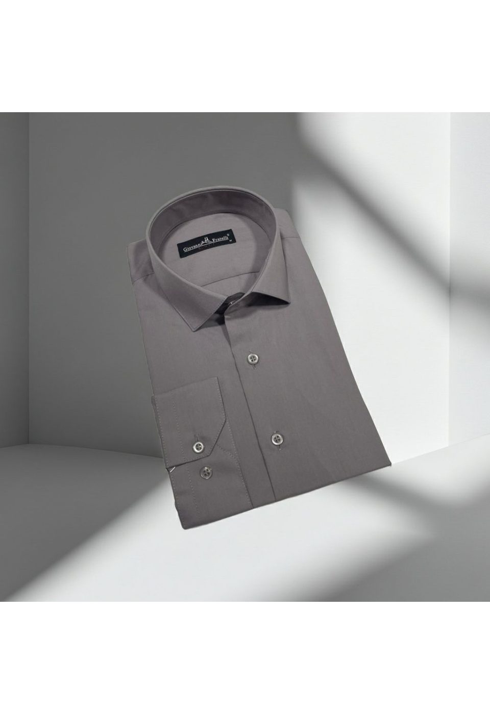 0408 CR 207 Slim Fit Uzun Kol Düz Renk Erkek Gömlek 3GMK310408207 - Giovanni Fratelli