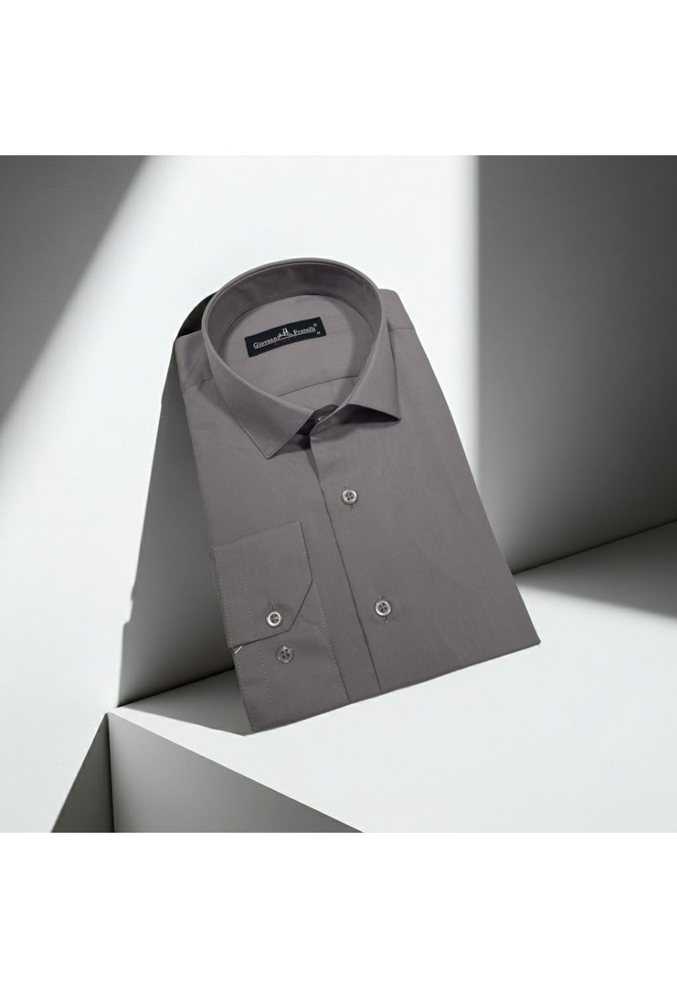 0408 CR 207 Slim Fit Uzun Kol Düz Renk Erkek Gömlek 3GMK310408207 - Giovanni Fratelli
