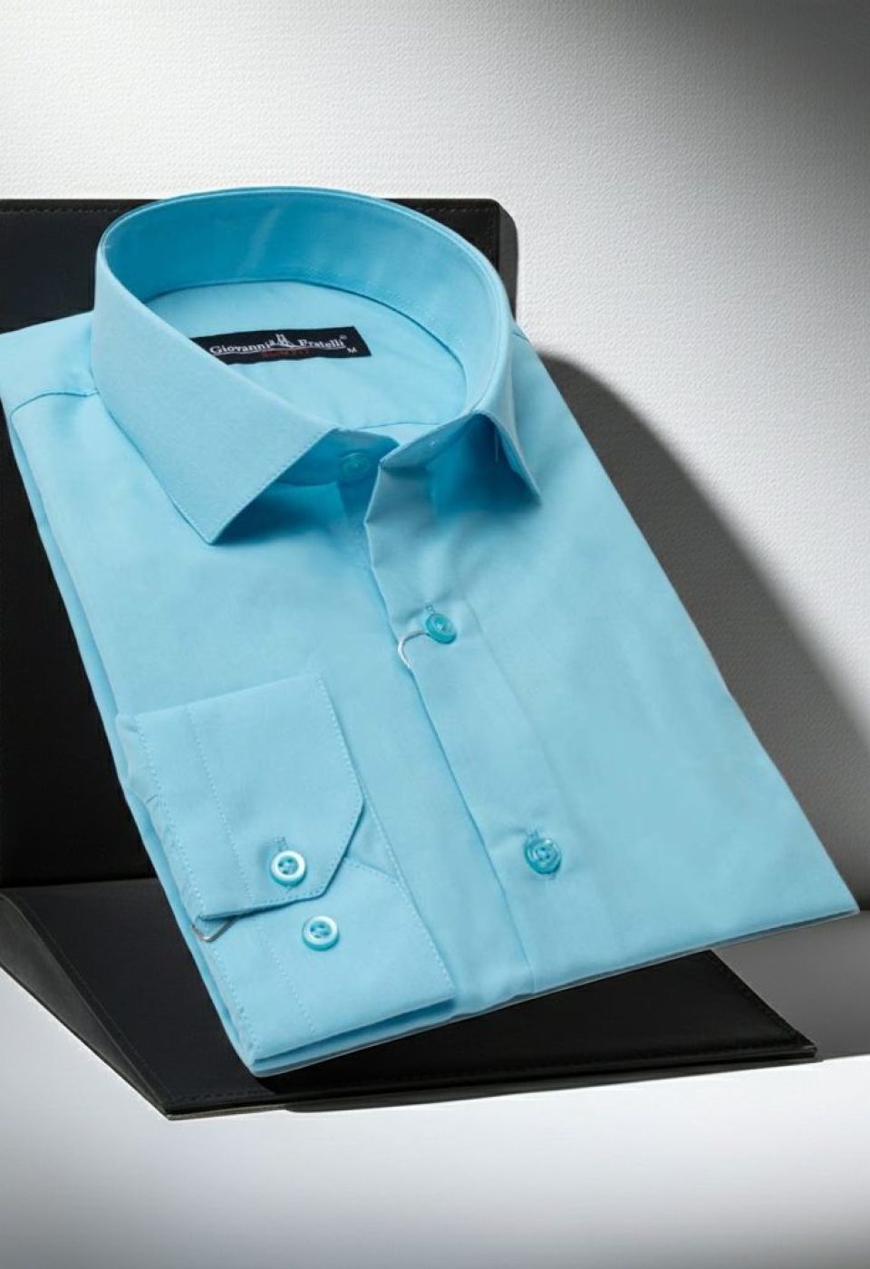 Slim Fit Uzun Kol Düz Renk Erkek Gömlek 3GMK310408208 - Giovanni Fratelli