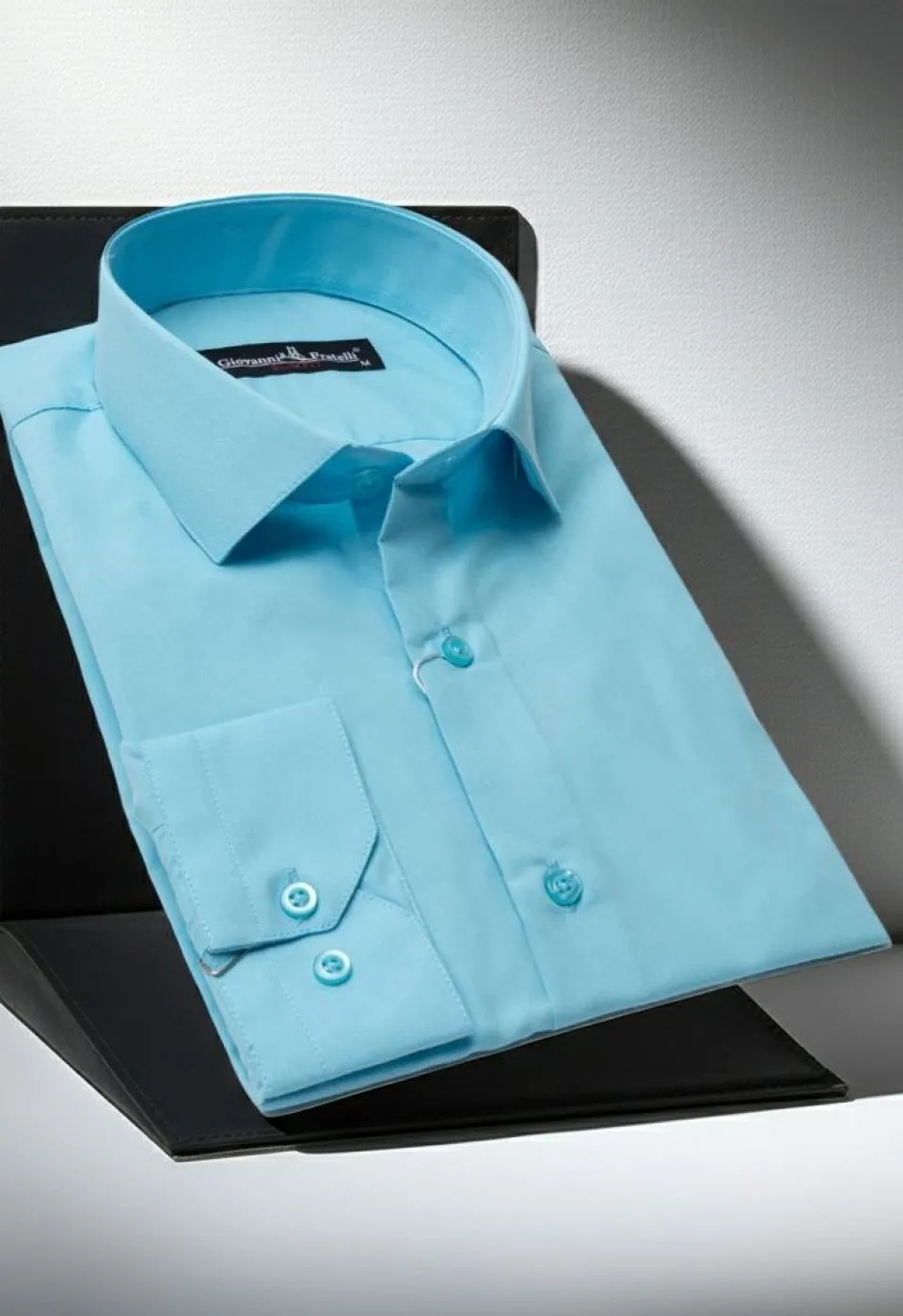 Slim Fit Uzun Kol Düz Renk Erkek Gömlek 3GMK310408208 - Giovanni Fratelli