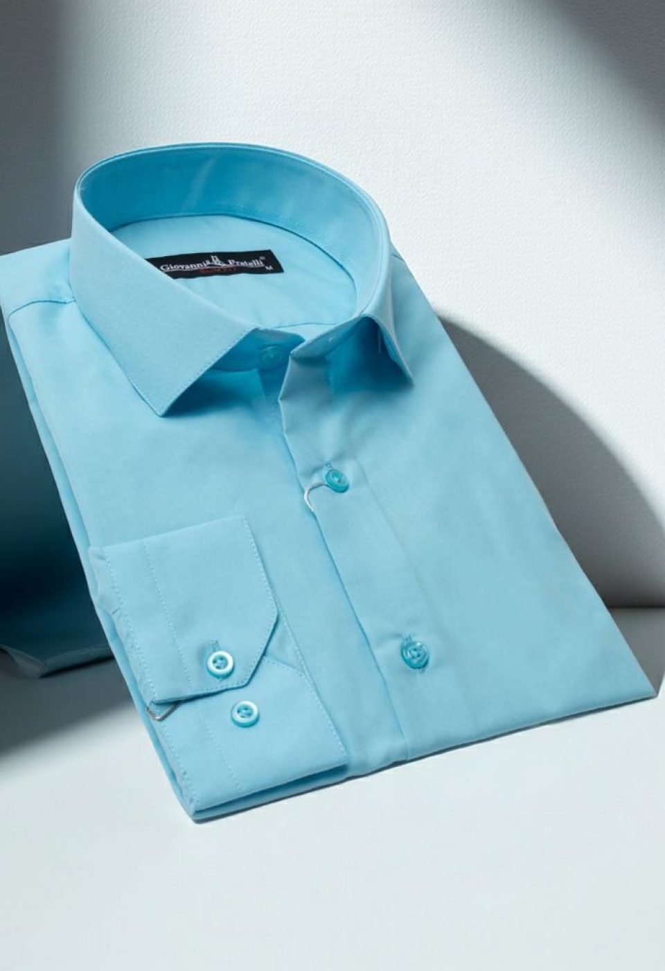 Slim Fit Uzun Kol Düz Renk Erkek Gömlek 3GMK310408208 - Giovanni Fratelli
