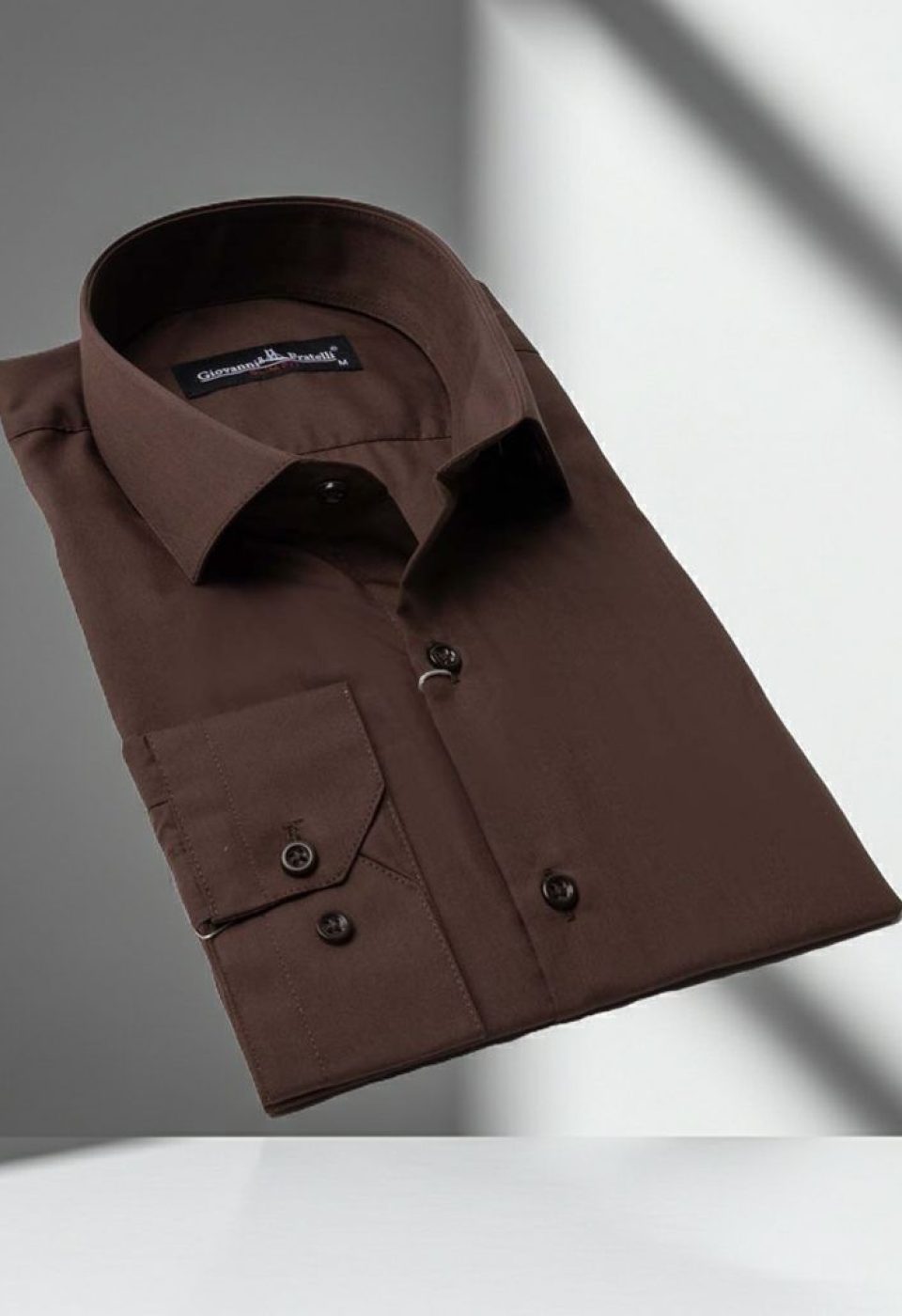 Slim Fit Uzun Kol Düz Renk Erkek Gömlek 3GMK310408209 - Giovanni Fratelli