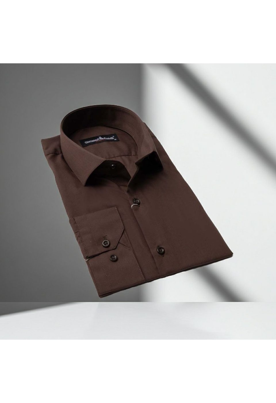 Slim Fit Uzun Kol Düz Renk Erkek Gömlek 3GMK310408209 - Giovanni Fratelli
