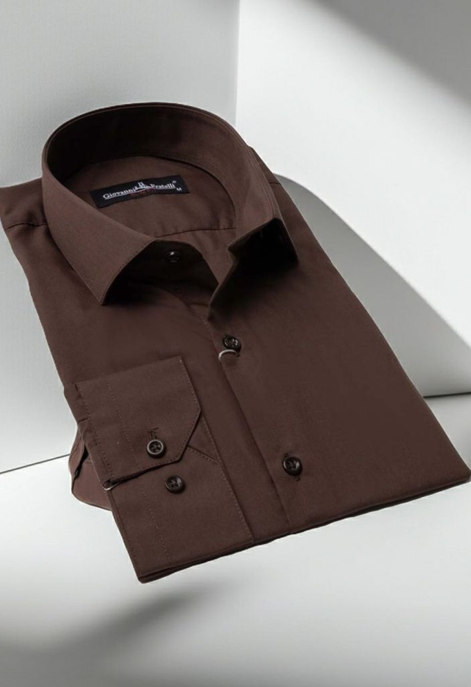 Slim Fit Uzun Kol Düz Renk Erkek Gömlek 3GMK310408209