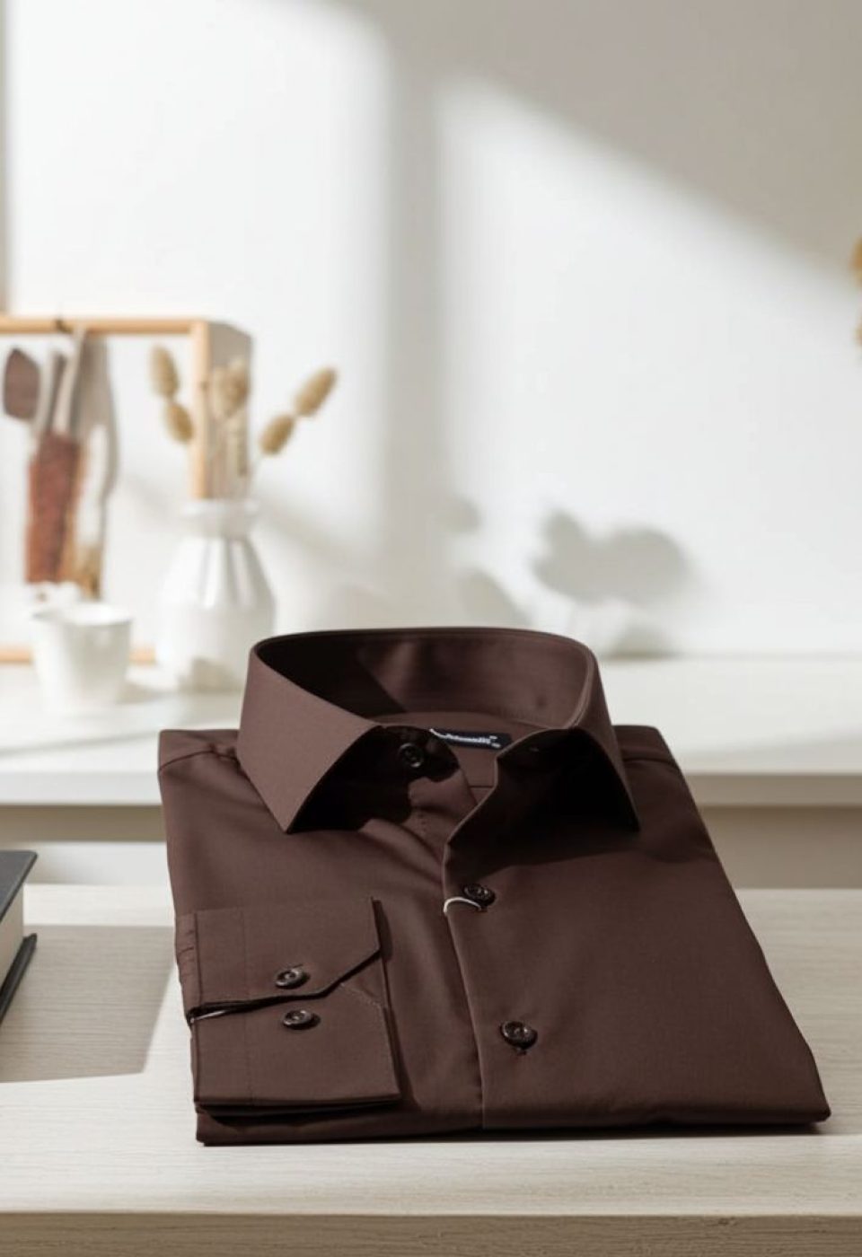 Slim Fit Uzun Kol Düz Renk Erkek Gömlek 3GMK310408209 - Giovanni Fratelli