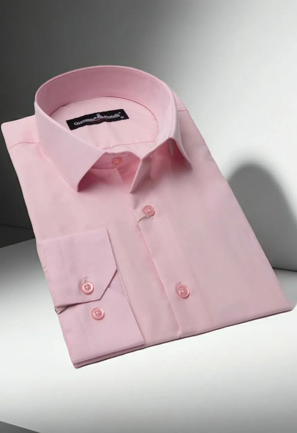 Slim Fit Uzun Kol Düz Renk Erkek Gömlek 3GMK310408210 - Giovanni Fratelli