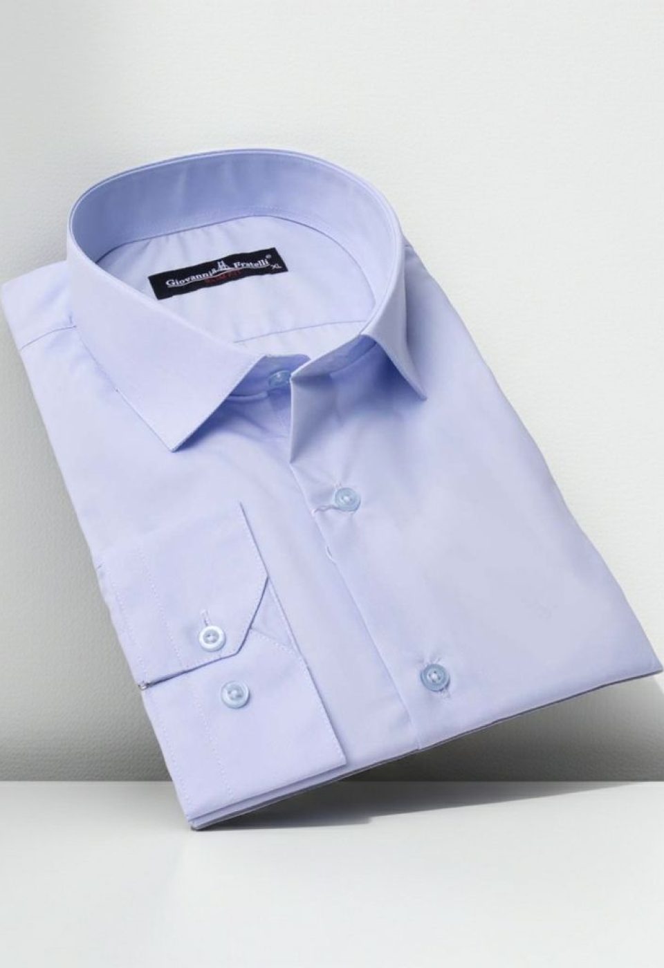 Slim Fit Uzun Kol Düz Renk Erkek Gömlek 3GMK310408213