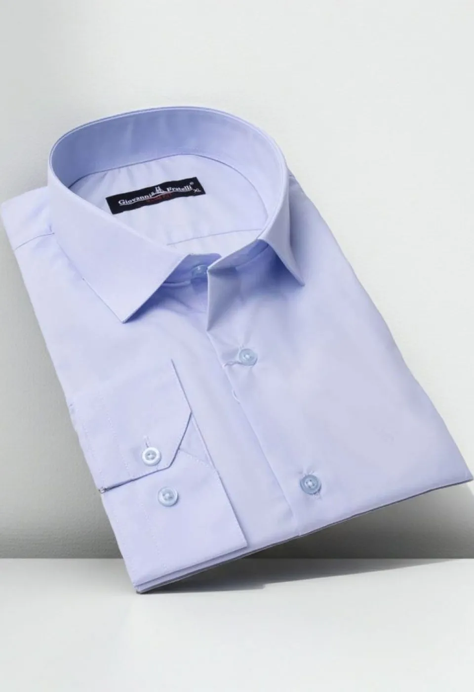Slim Fit Uzun Kol Düz Renk Erkek Gömlek 3GMK310408213 - Giovanni Fratelli