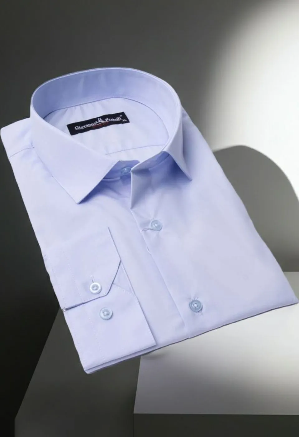Slim Fit Uzun Kol Düz Renk Erkek Gömlek 3GMK310408213 - Giovanni Fratelli