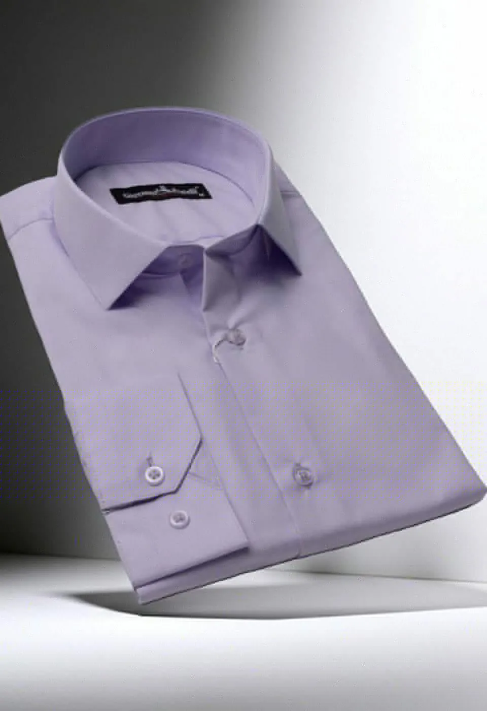 Slim Fit Uzun Kol Düz Renk Erkek Gömlek 3GMK310408215