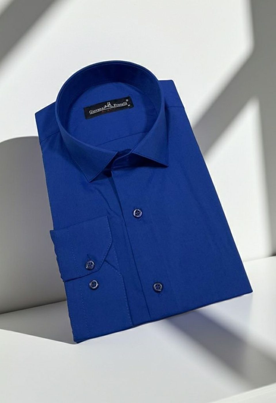 0408 CR 217 Slim Fit Uzun Kol Düz Renk Erkek Gömlek 3GMK310408217 - Giovanni Fratelli