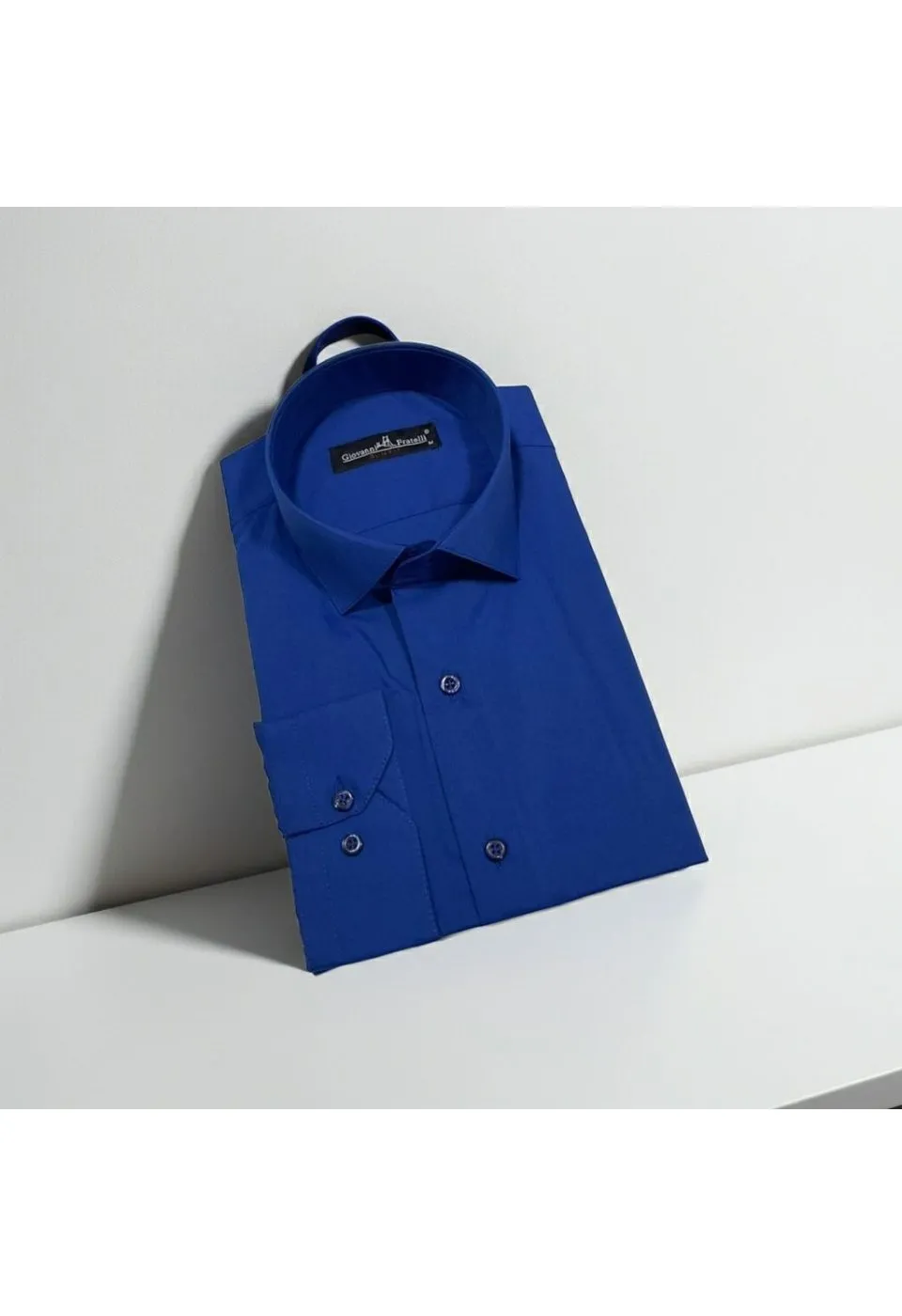 Slim Fit Uzun Kol Düz Renk Erkek Gömlek 3GMK310408217 - Giovanni Fratelli