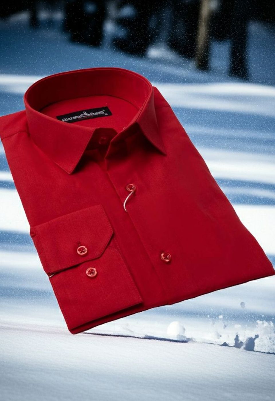 0408 CR 219 Slim Fit Uzun Kol Düz Renk Erkek Gömlek 3GMK310408219 - Giovanni Fratelli