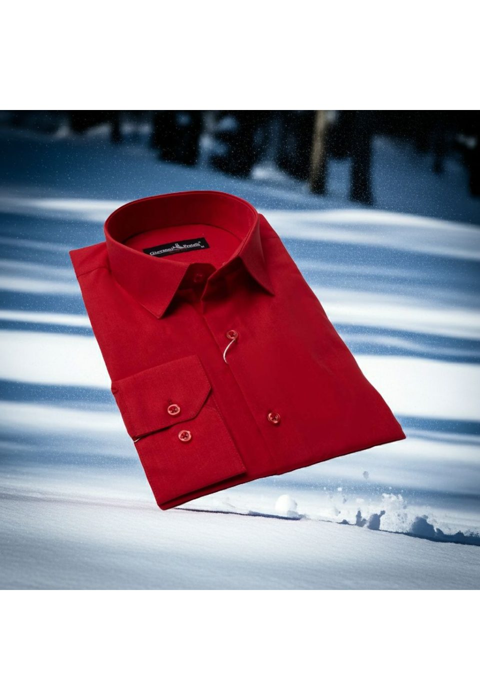 0408 CR 219 Slim Fit Uzun Kol Düz Renk Erkek Gömlek 3GMK310408219 - Giovanni Fratelli