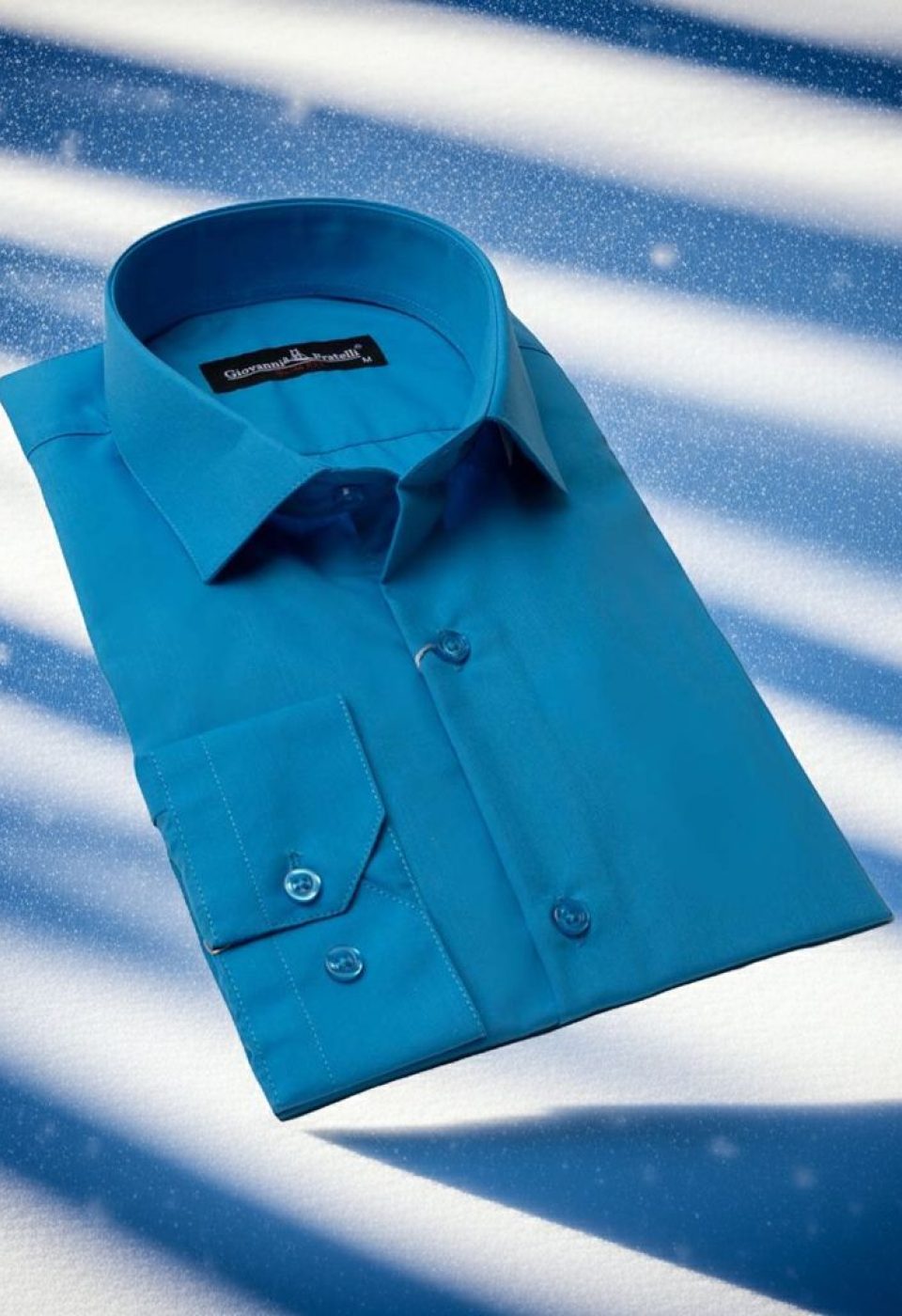 0408 CR 220 Slim Fit Uzun Kol Düz Renk Erkek Gömlek 3GMK310408220 - Giovanni Fratelli