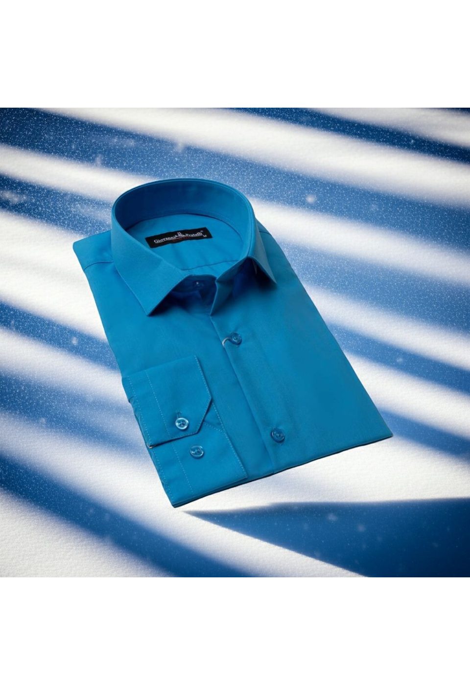 0408 CR 220 Slim Fit Uzun Kol Düz Renk Erkek Gömlek 3GMK310408220 - Giovanni Fratelli