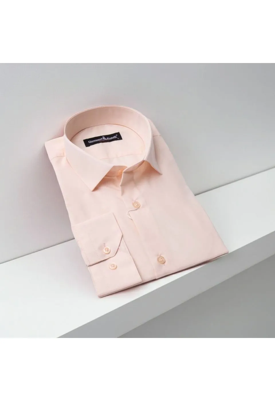 Slim Fit Uzun Kol Düz Renk Erkek Gömlek 3GMK310408A45 - Giovanni Fratelli