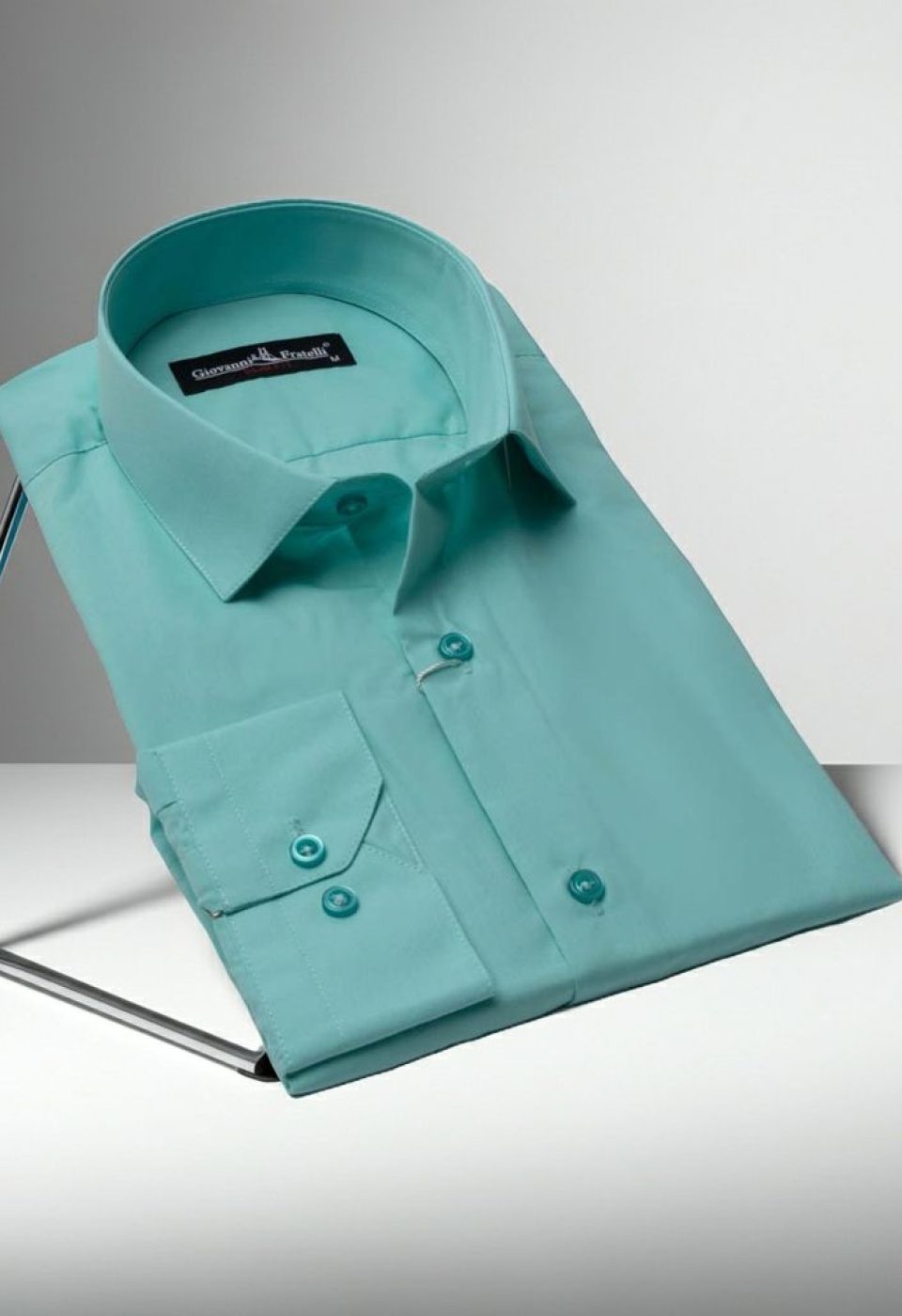 0408 CR B07 Slim Fit Uzun Kol Düz Renk Erkek Gömlek 3GMK310408B07 - Giovanni Fratelli