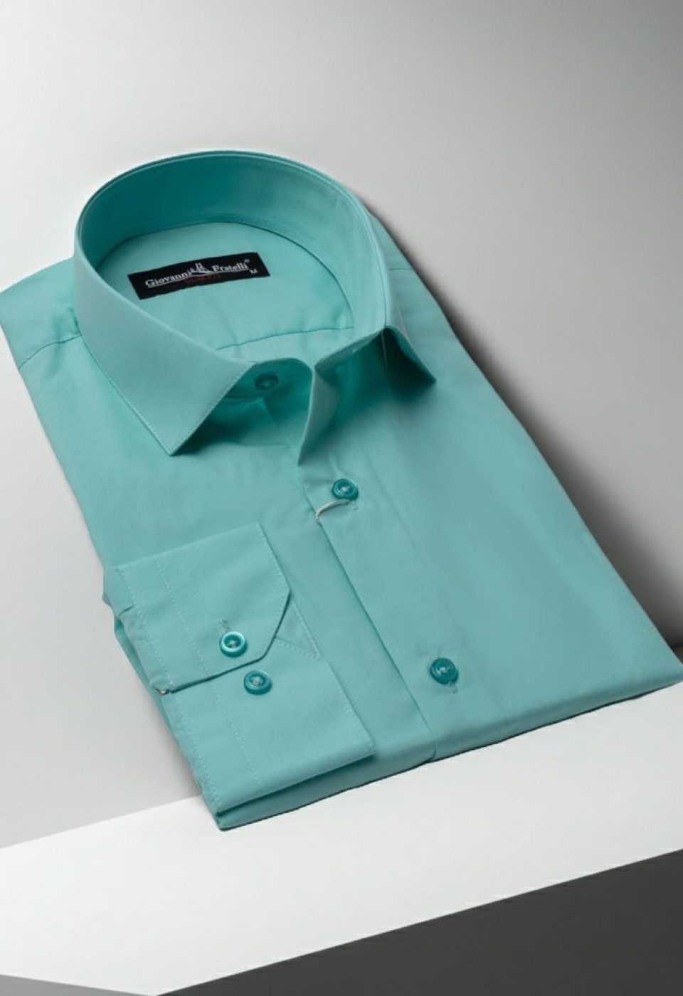 0408 CR B07 Slim Fit Uzun Kol Düz Renk Erkek Gömlek 3GMK310408B07 - Giovanni Fratelli