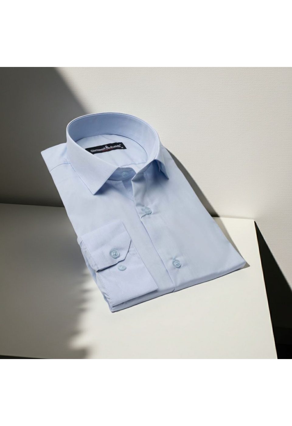 Slim Fit Uzun Kol Düz Renk Erkek Gömlek 3GMK310408B157 - Giovanni Fratelli