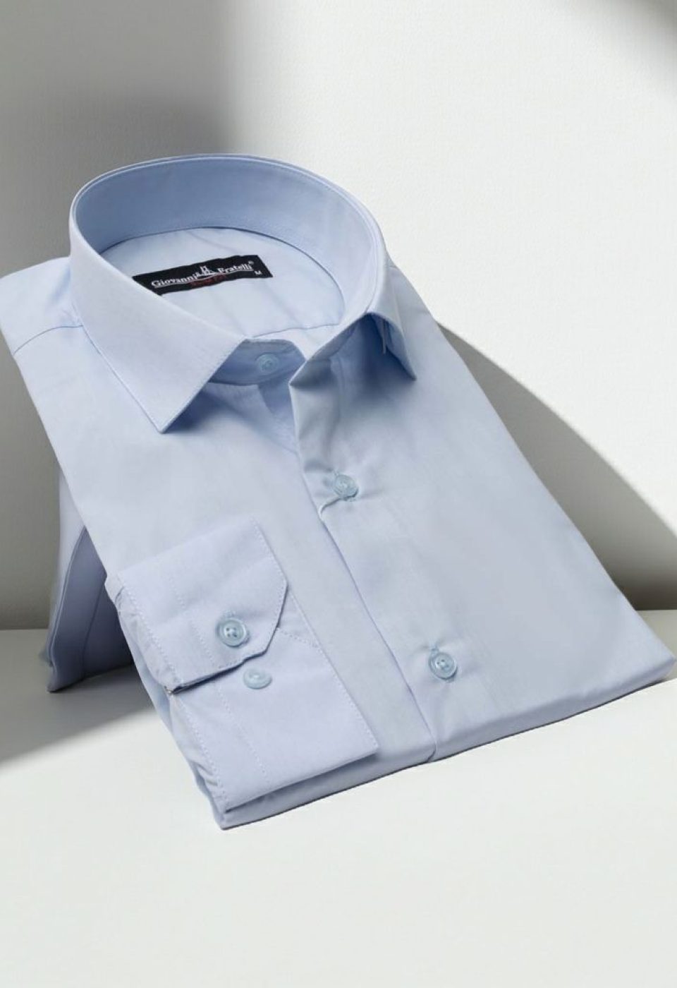 Slim Fit Uzun Kol Düz Renk Erkek Gömlek 3GMK310408B157 - Giovanni Fratelli
