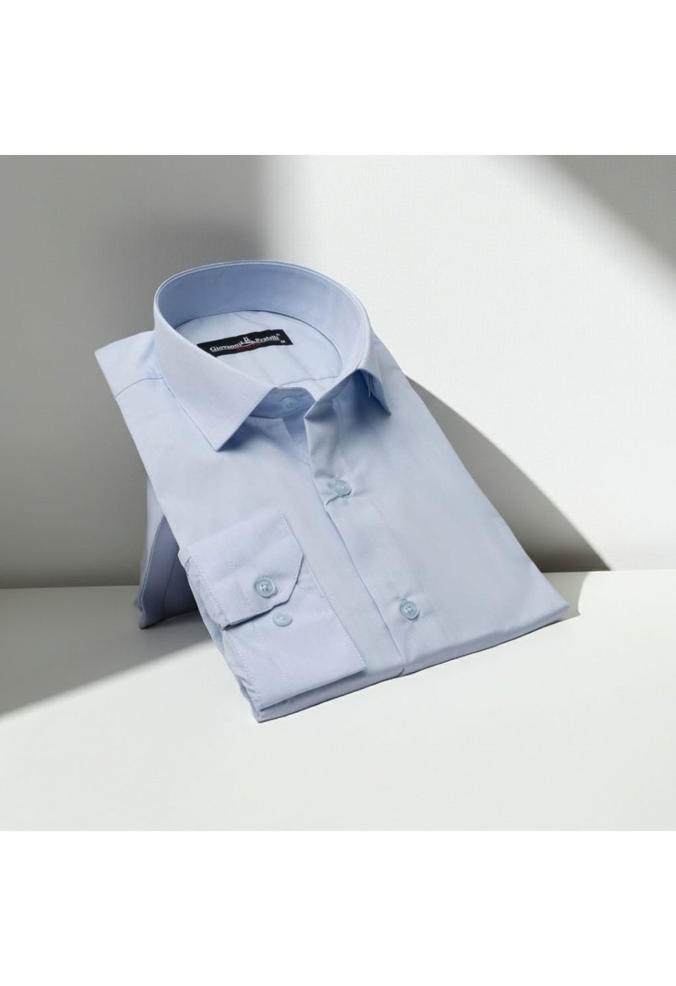 Slim Fit Uzun Kol Düz Renk Erkek Gömlek 3GMK310408B157 - Giovanni Fratelli