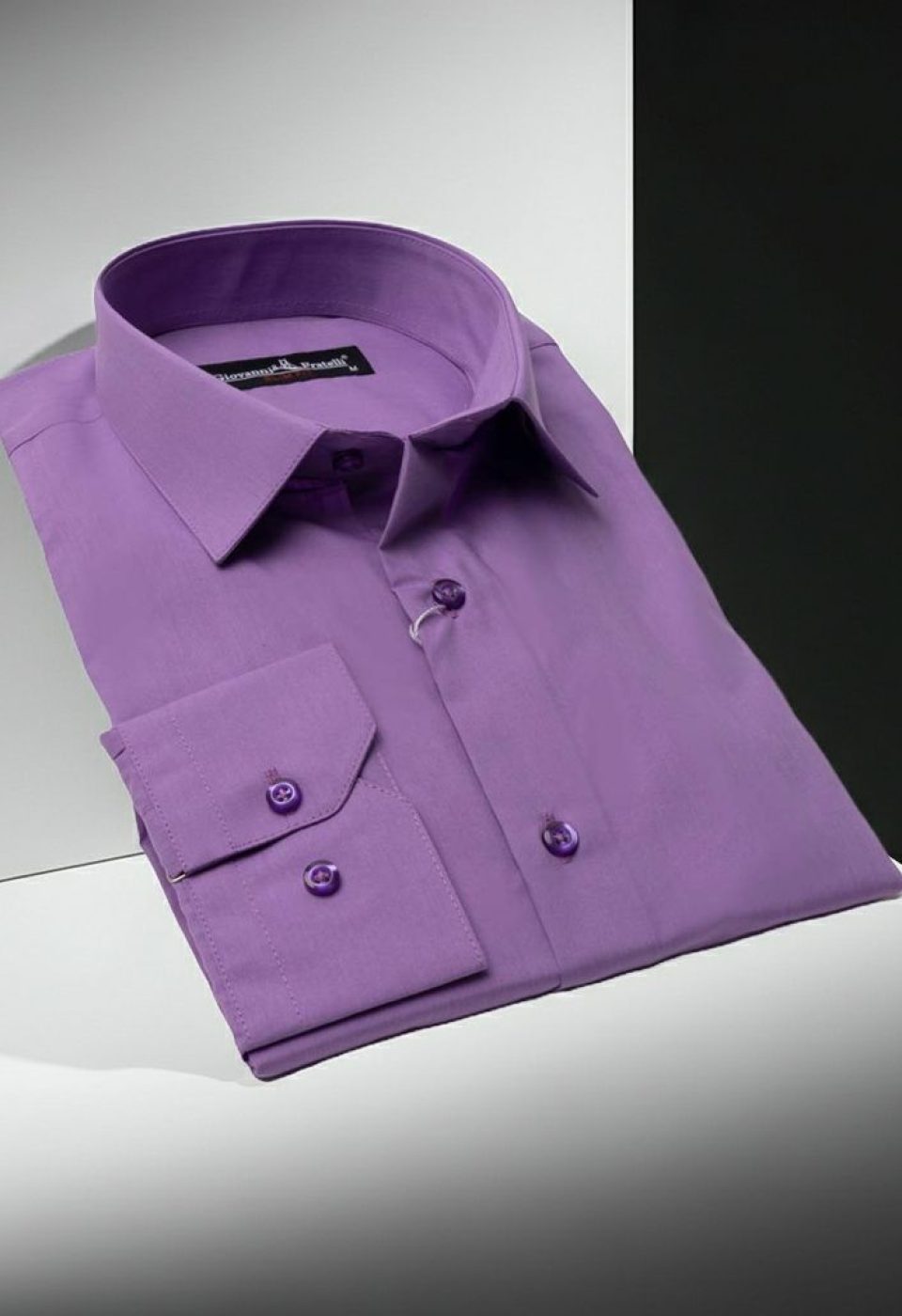 0408 CR B16 Slim Fit Uzun Kol Düz Renk Erkek Gömlek 3GMK310408B16 - Giovanni Fratelli