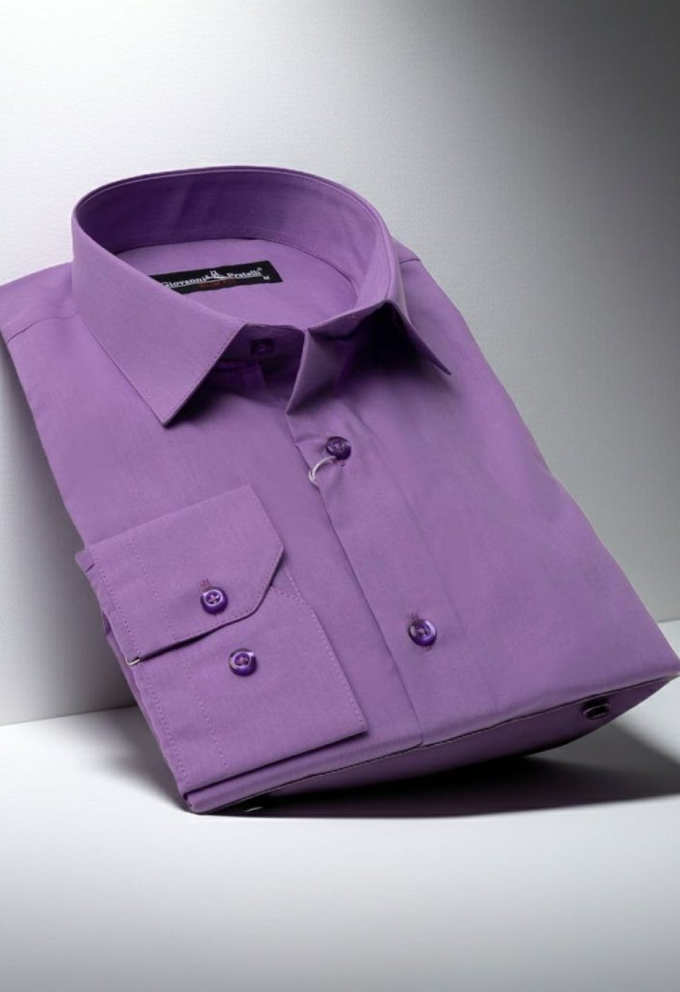 0408 CR B16 Slim Fit Uzun Kol Düz Renk Erkek Gömlek 3GMK310408B16 - Giovanni Fratelli