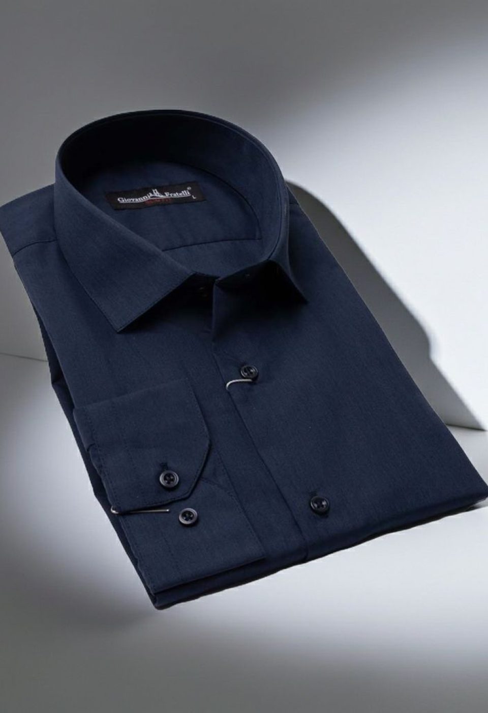 Slim Fit Uzun Kol Düz Renk Erkek Gömlek 3GMK310408B173 Slim Fit Uzun Kol Düz Renk Erkek Gömlek 3GMK310408B173