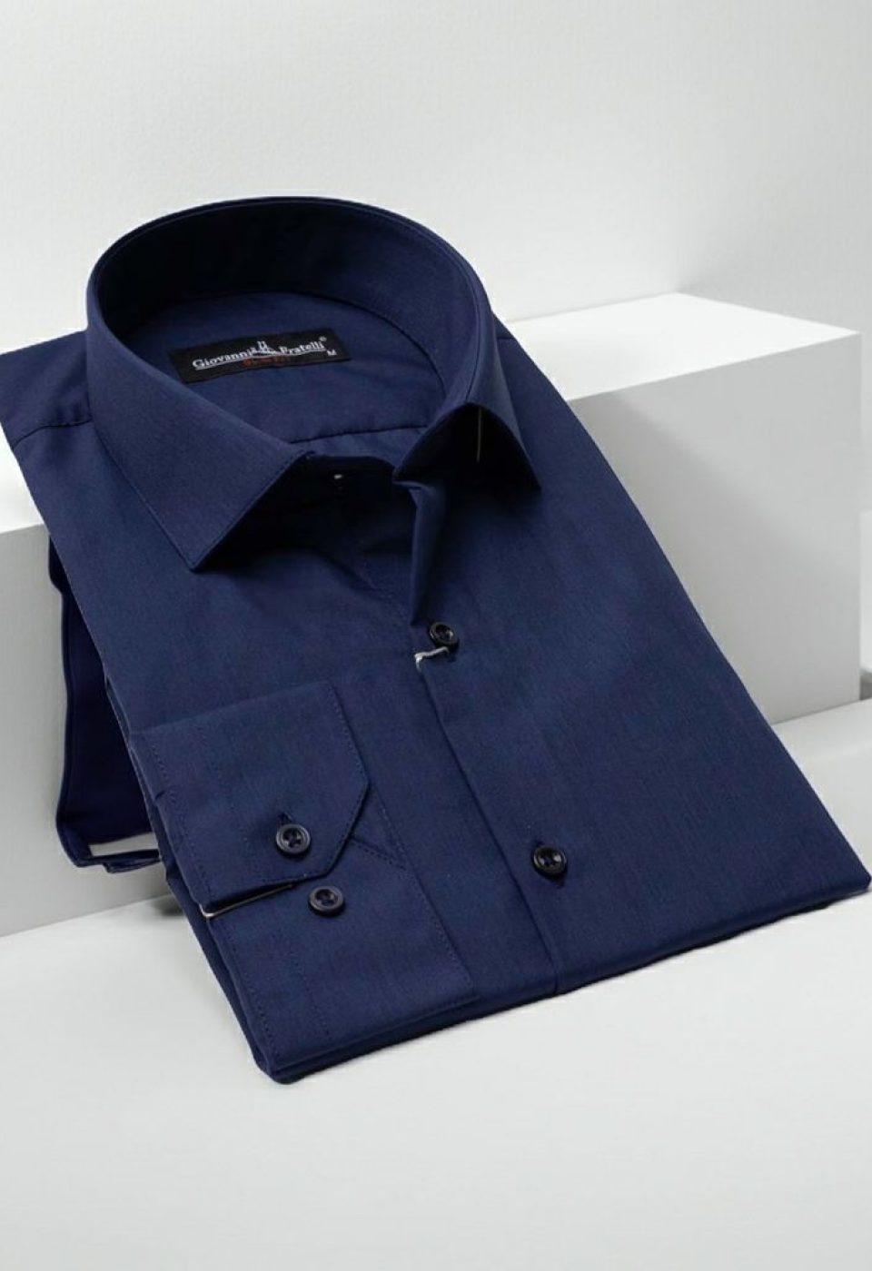 Slim Fit Uzun Kol Düz Renk Erkek Gömlek 3GMK310408B186 - Giovanni Fratelli