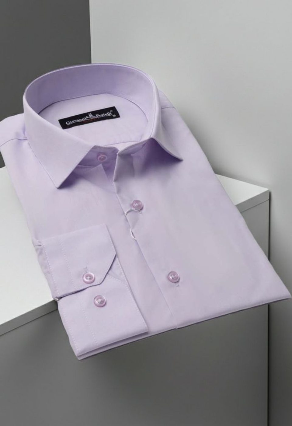0408 CR B192 Slim Fit Uzun Kol Düz Renk Erkek Gömlek 3GMK310408B192 - Giovanni Fratelli