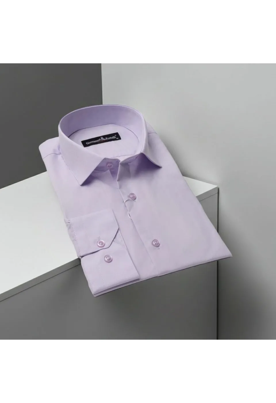 Slim Fit Uzun Kol Düz Renk Erkek Gömlek 3GMK310408B192 - Giovanni Fratelli