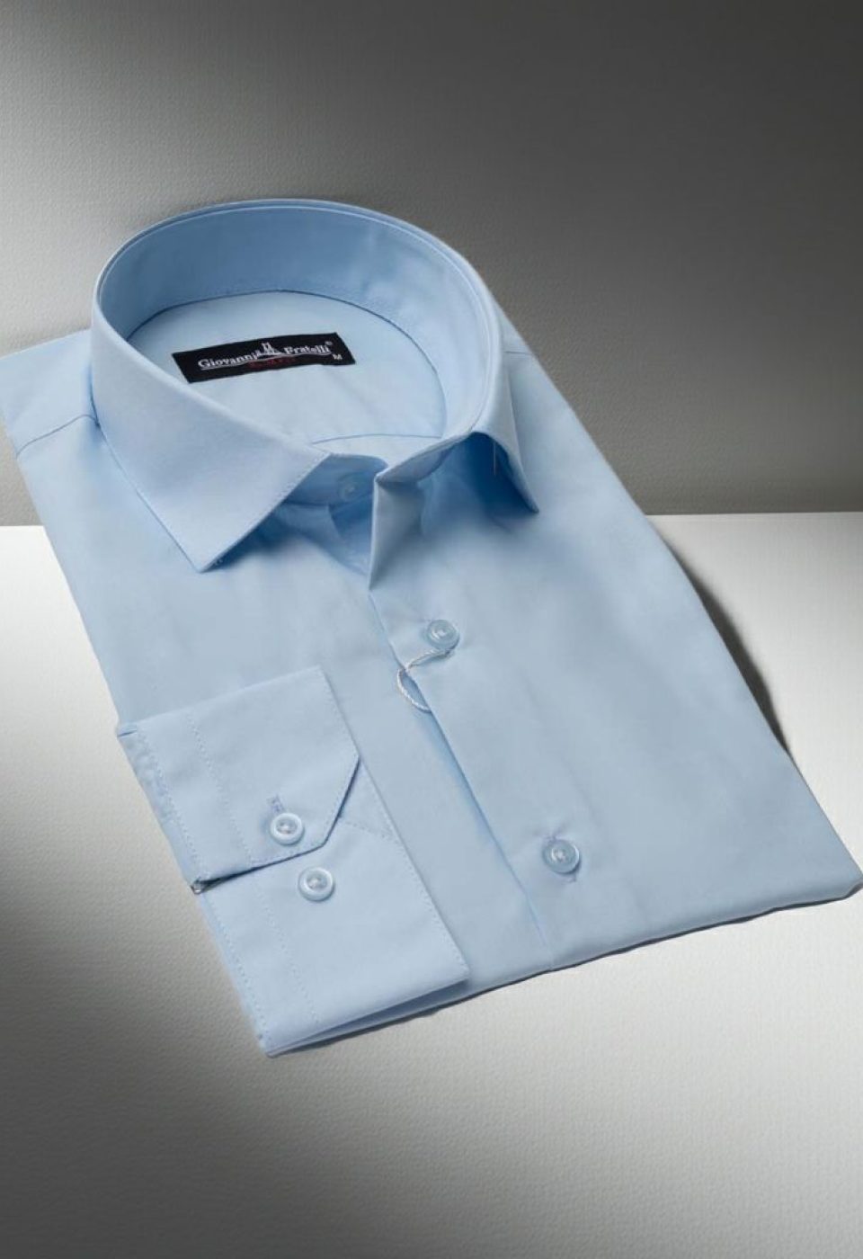 0408 CR B193 Slim Fit Uzun Kol Düz Renk Erkek Gömlek 3GMK310408B193 - Giovanni Fratelli