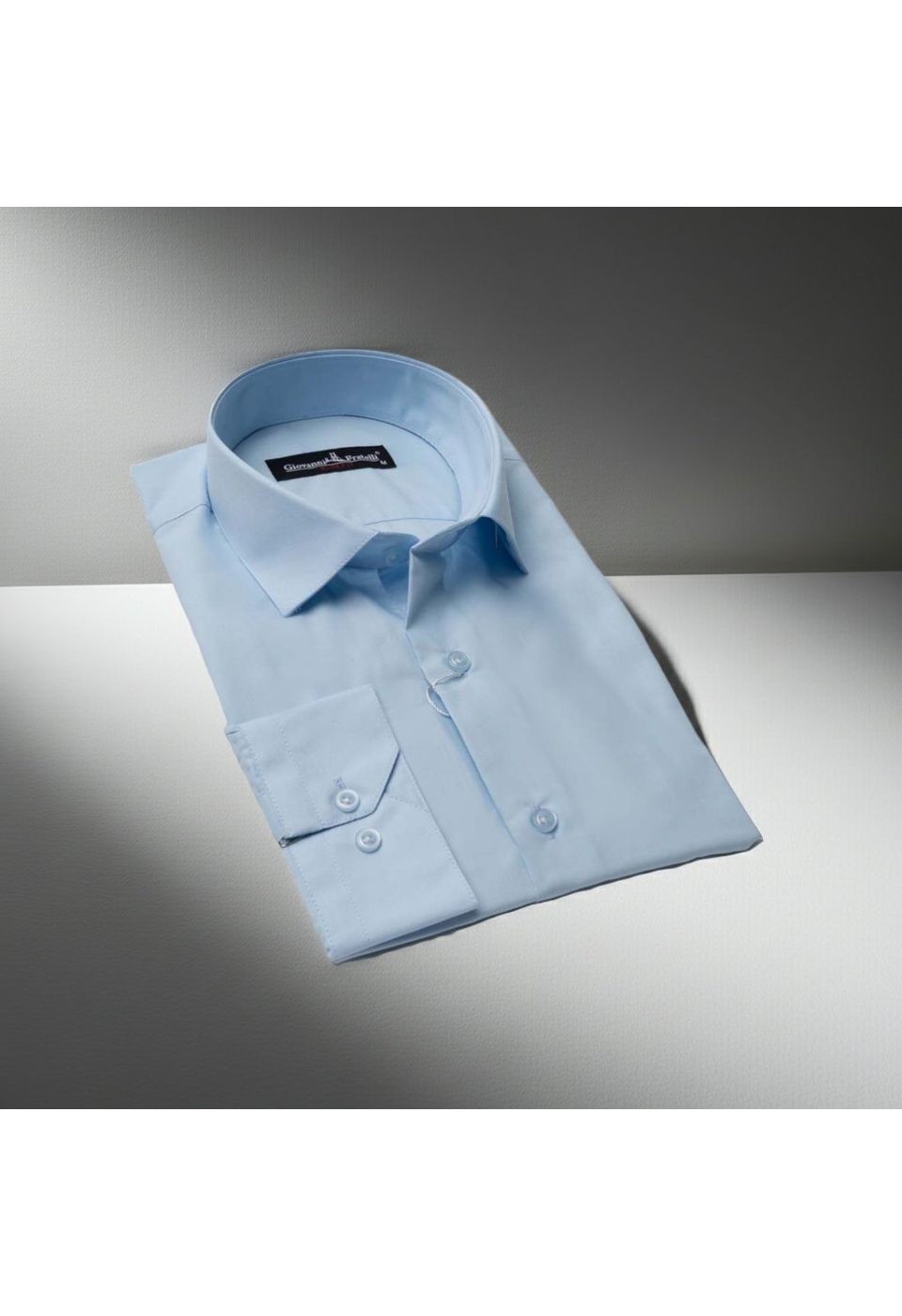 0408 CR B193 Slim Fit Uzun Kol Düz Renk Erkek Gömlek 3GMK310408B193 - Giovanni Fratelli