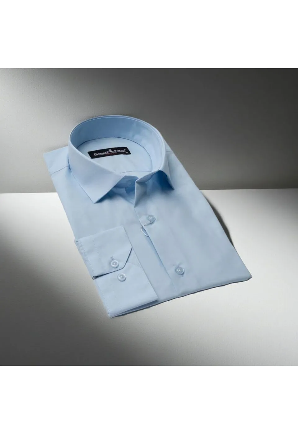 Slim Fit Uzun Kol Düz Renk Erkek Gömlek 3GMK310408B193 - Giovanni Fratelli