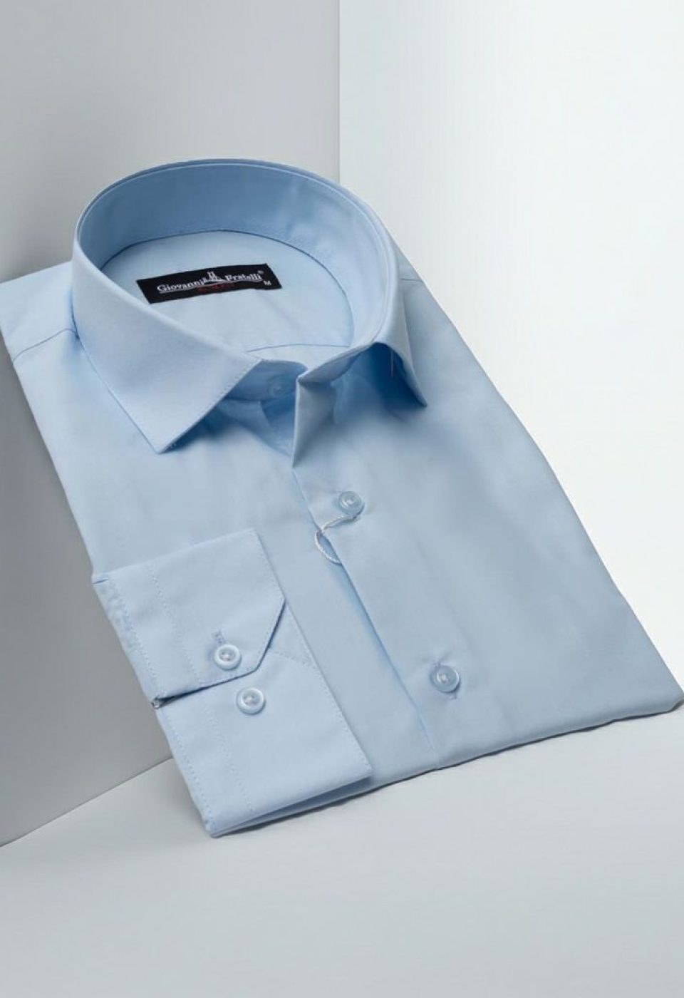Slim Fit Uzun Kol Düz Renk Erkek Gömlek 3GMK310408B193