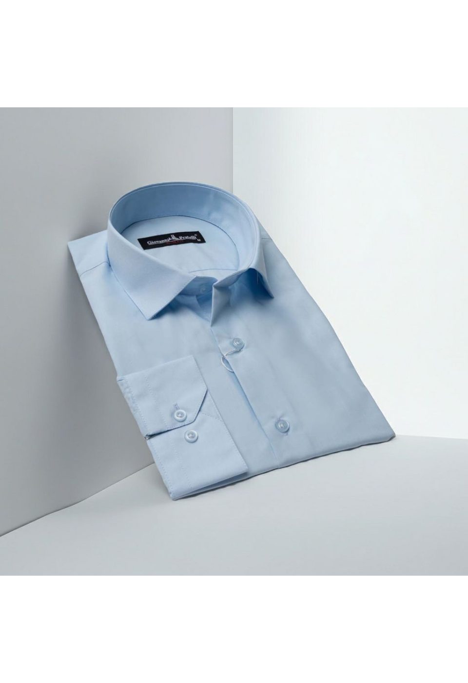 0408 CR B193 Slim Fit Uzun Kol Düz Renk Erkek Gömlek 3GMK310408B193 - Giovanni Fratelli