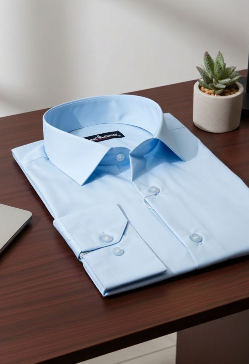 Slim Fit Uzun Kol Düz Renk Erkek Gömlek 3GMK310408B193